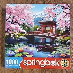 Springbok Cherry Blossom Garden Puzzle - 1000 Pieces